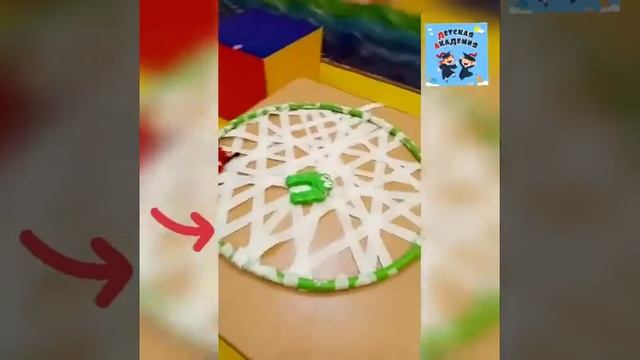 Делаем липкую паутину. Играем дома