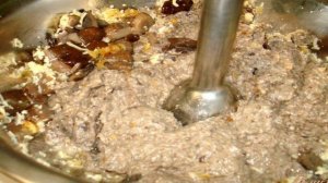 Блины с грибной пастой