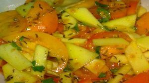 Салат с кабачком