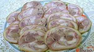 Буженина из свиной рульки