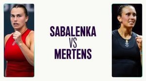 19.04.2025. Арина Соболенко - Элизе Мертенс. WTA 500 Stuttgart. Aryna Sabalenka - Elise Mertens