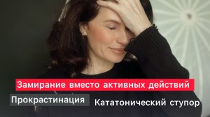 Почему человек ЗАМИРАЕТ тогда, когда нужно срочно предпринимать активные действия?