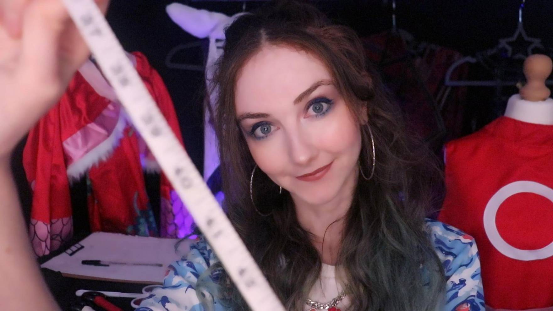 [VisualSounds1 ASMR] Measuring You at the Cosplay Shop