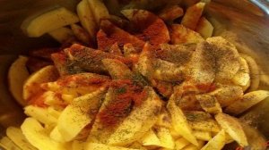 Запеченный картофель с укропом