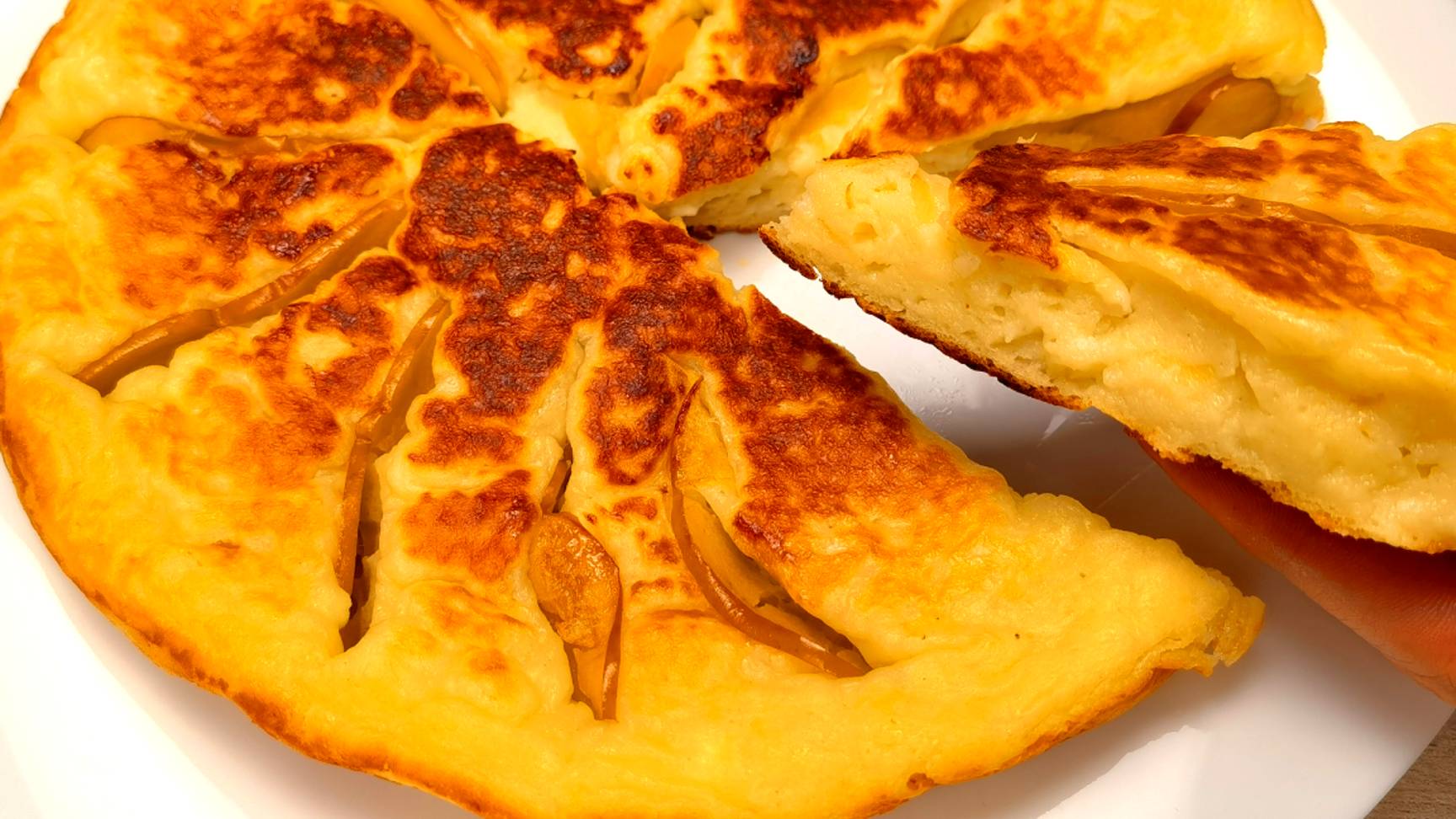 Творожная лепешка вместо сырников! Вкусный завтрак за 15 минут