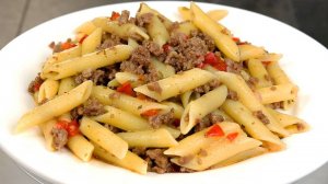 Самое Популярное Блюдо из Фарша! Макароны с Мясной Подливой, которые Любят Все!