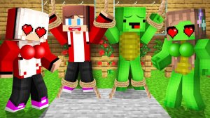 Почему Джей Джей и Майки были ПОХИЩЕНЫ СЕСТРАМИ— Мультик с Персонажами Майнкрафт