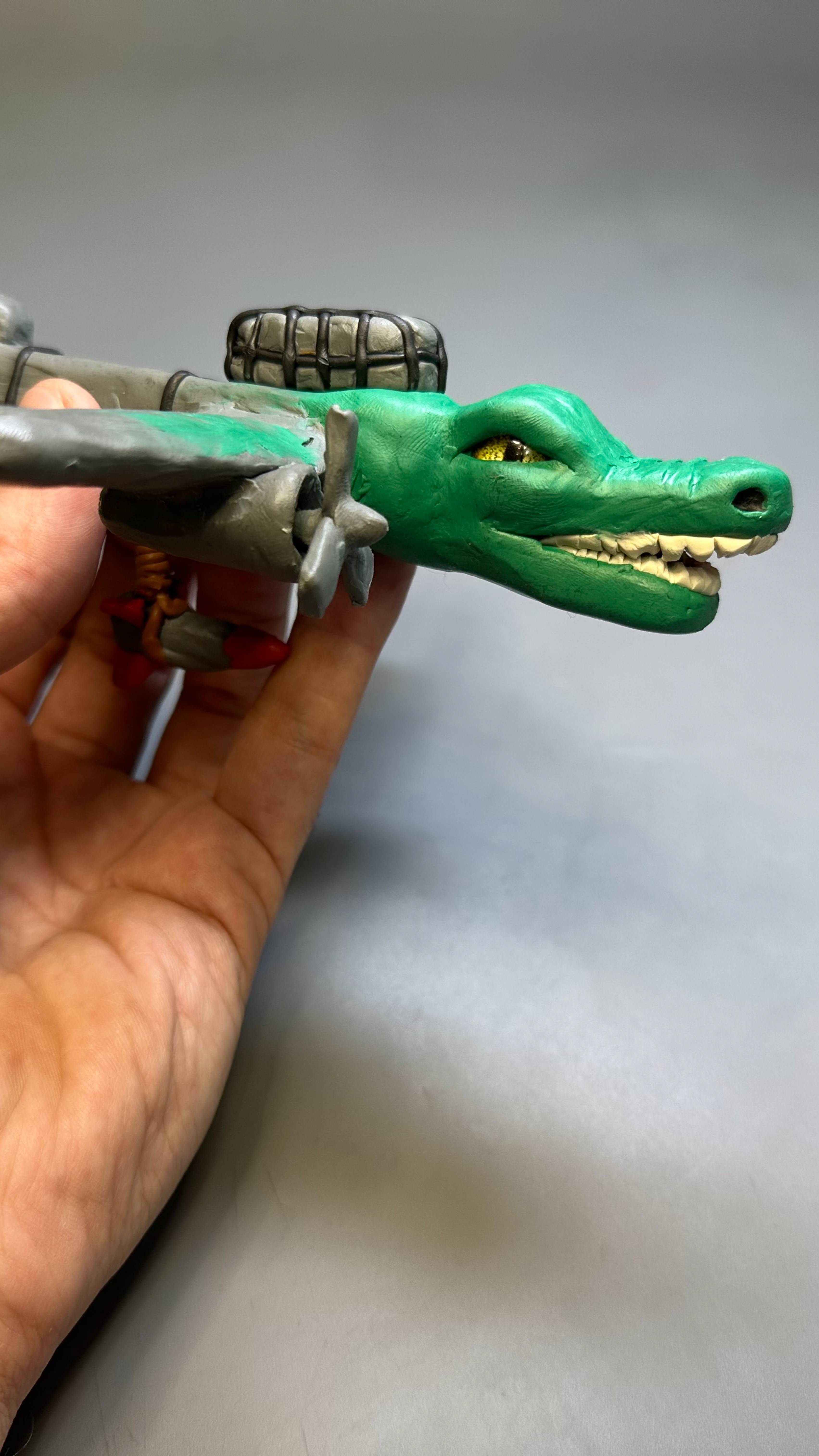 Крокодило Бомбардило лепим из пластилина смотреть онлайн