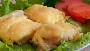 Минтай под сыром