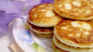 Ванильные сырники без яиц