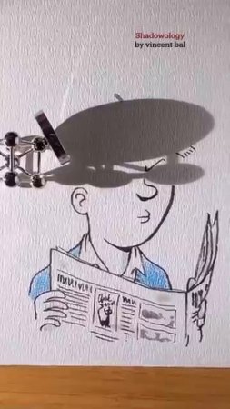 amazing shadow art ♥️ #art #drawing #shortvideo #artartist #viral #sketch