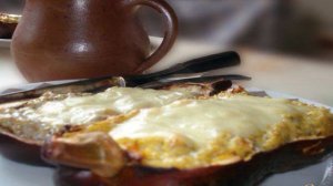 Тыква, запечённая с сыром.