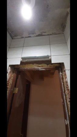 Ремонт санузла 2 м.кв. во вторичке. Короб. Плиточные работы. Ремонт. Калининград.
