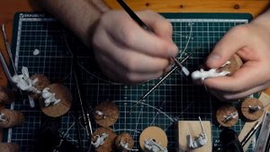 Процесс лепки солдатиков. Часть 7.