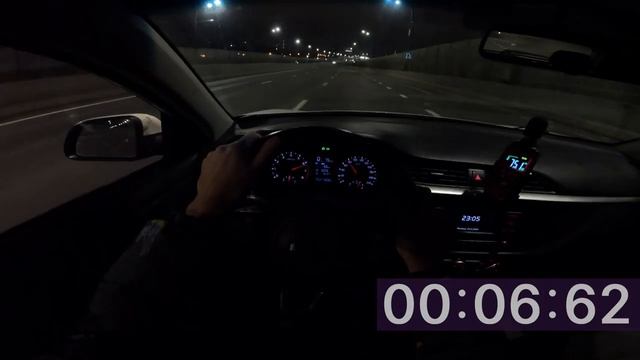 2021 Kia Rio X | Киа Рио Х 1.4 автомат 100 л.с. | Ночной тест-драйв от первого лица | Разгон 0-100