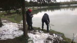 поимка щуки на большом водоёме