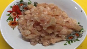 Песочная тарталетка с куриным жульеном