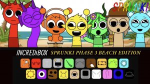 Incredibox Sprunki (Phase 3) Beach Edition - Демонстрация игрового процесса