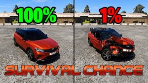 Реалистичные аварии с шансом на выживание #82 😱|BeamNG.Drive| Бименджи Драйв