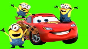 Мультики для Детей Цветные Тачки Диснея и МИНЬОНЫ Молния Маккуин Джексон Шторм и друзья