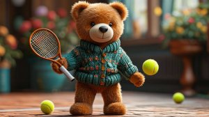 Тренажер для игры в большой теннис…