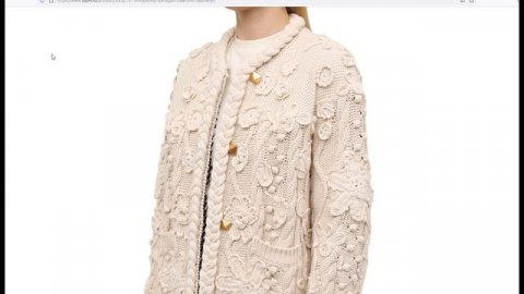 СТИЛЬНЫЙ ОБРАЗ ОТ VALENTINO ИТАЛИЯ. ВЯЖЕМ СПИЦАМИ И КРЮЧКОМ