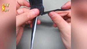 Беззубик из бумаги. Оригами своими руками. DIY
Арт