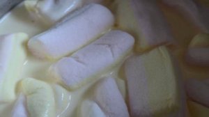 Сливочное желе с маршмеллоу