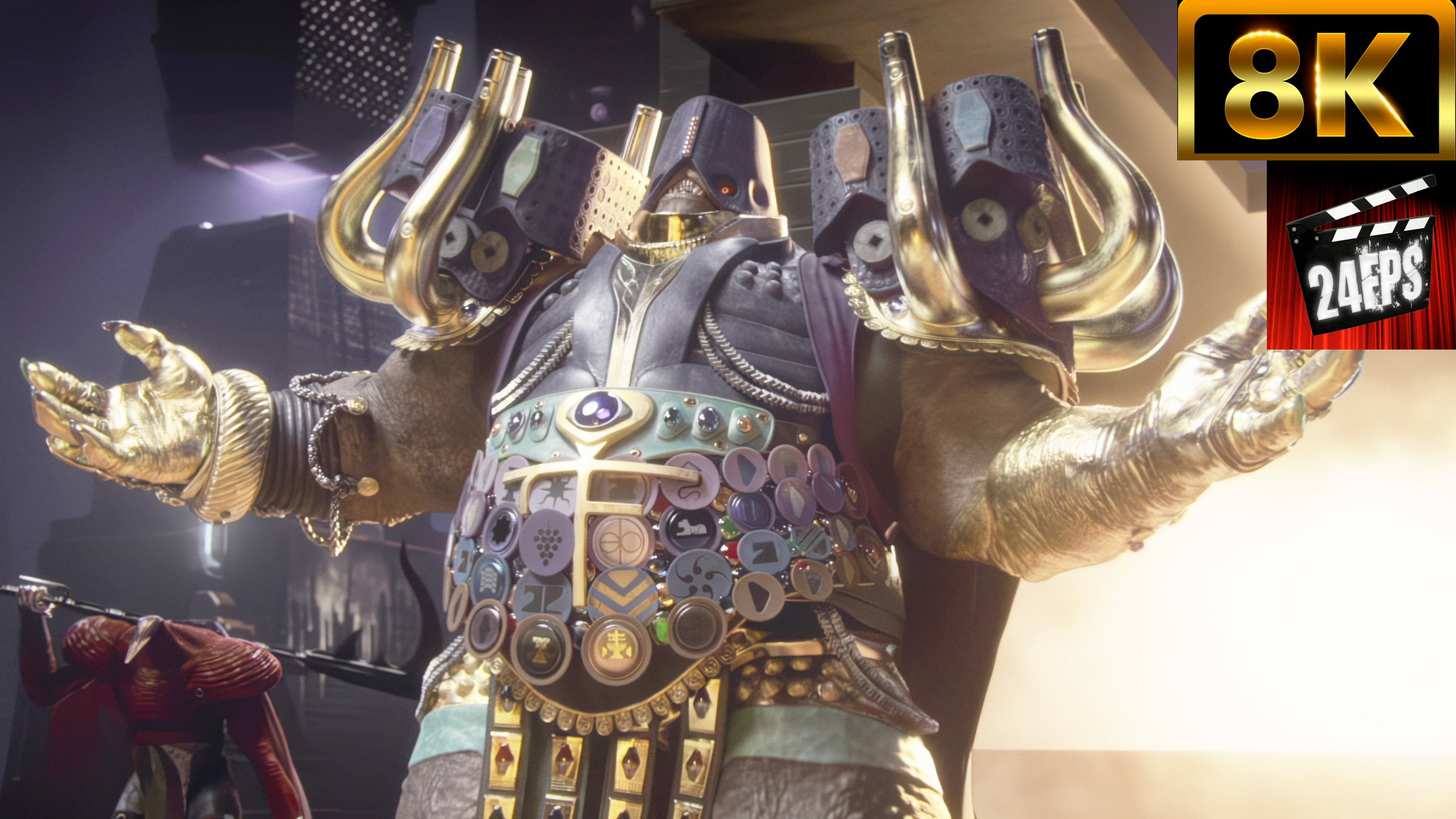 Destiny 2: Lightfall - Calus and the Witness  (Remastered CGI 8K)