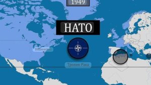 История НАТО - на карте