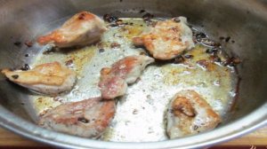 Свинина с каперсами картофелем и фасолью