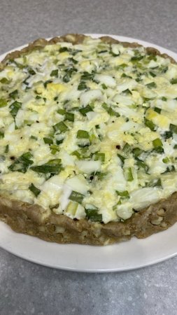 Творожная Галета с Яйцом и Зелёным луком.Без вреда для фигуры.