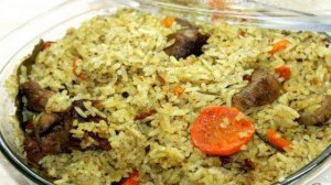 Плов со свиным ошейком в мультиварке