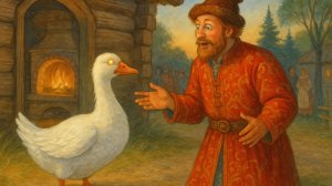 Диво дивное, чудо чудное | Русская народная сказка | Волшебный гусь и поучительная история