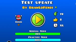уровень от подписчика, practice в geometry dash