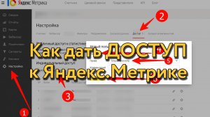 Как дать и удалить доступ к Яндекс.Метрике? Подробная пошаговая инструкция