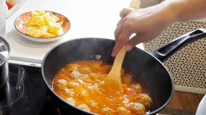 Быстро Фрикадельки с овощами