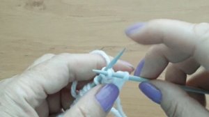 Простой узор спицами для детских и подростковых изделий.