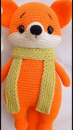 Лиса 🦊 Игрушка связана вручную
