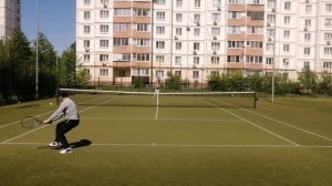 03.05.2025. 2 раунд квалификации в турнир "Высшая лига 2025". П.Копцева - М.Волков 2-1 (6-2;4-6;6-4)