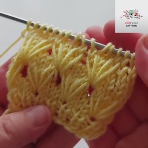 Суперлегкий потрясающий узор спицами