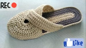 Вяжем стильную модель женских тапочек! От ПОДОШВЫ до ВЕРХА ! Подробный мастер - класс!💖🌼