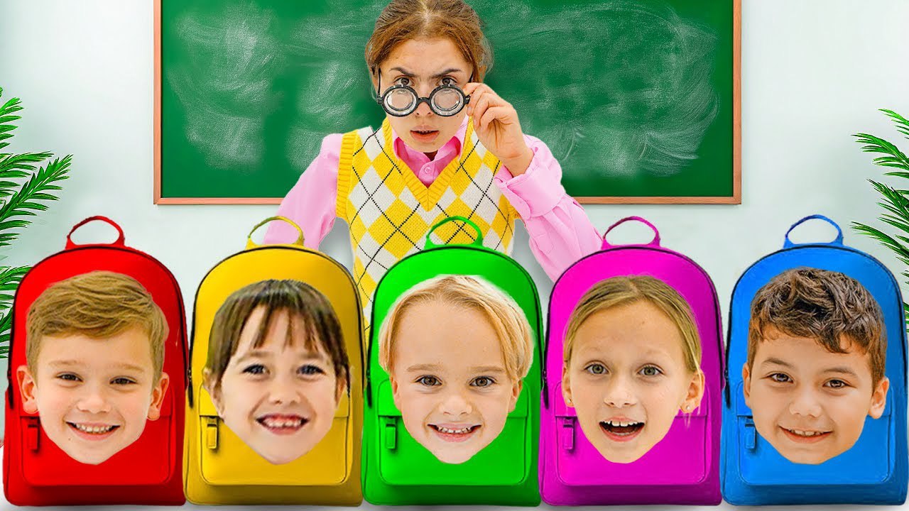 Влад и Ники. Приключение в картонной школе - Новая история для детей! смотреть онлайн