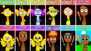 ВСЕ ОС И БОНУСНЫЕ персонажи из SWAPPED | Сравнение всех новых версий