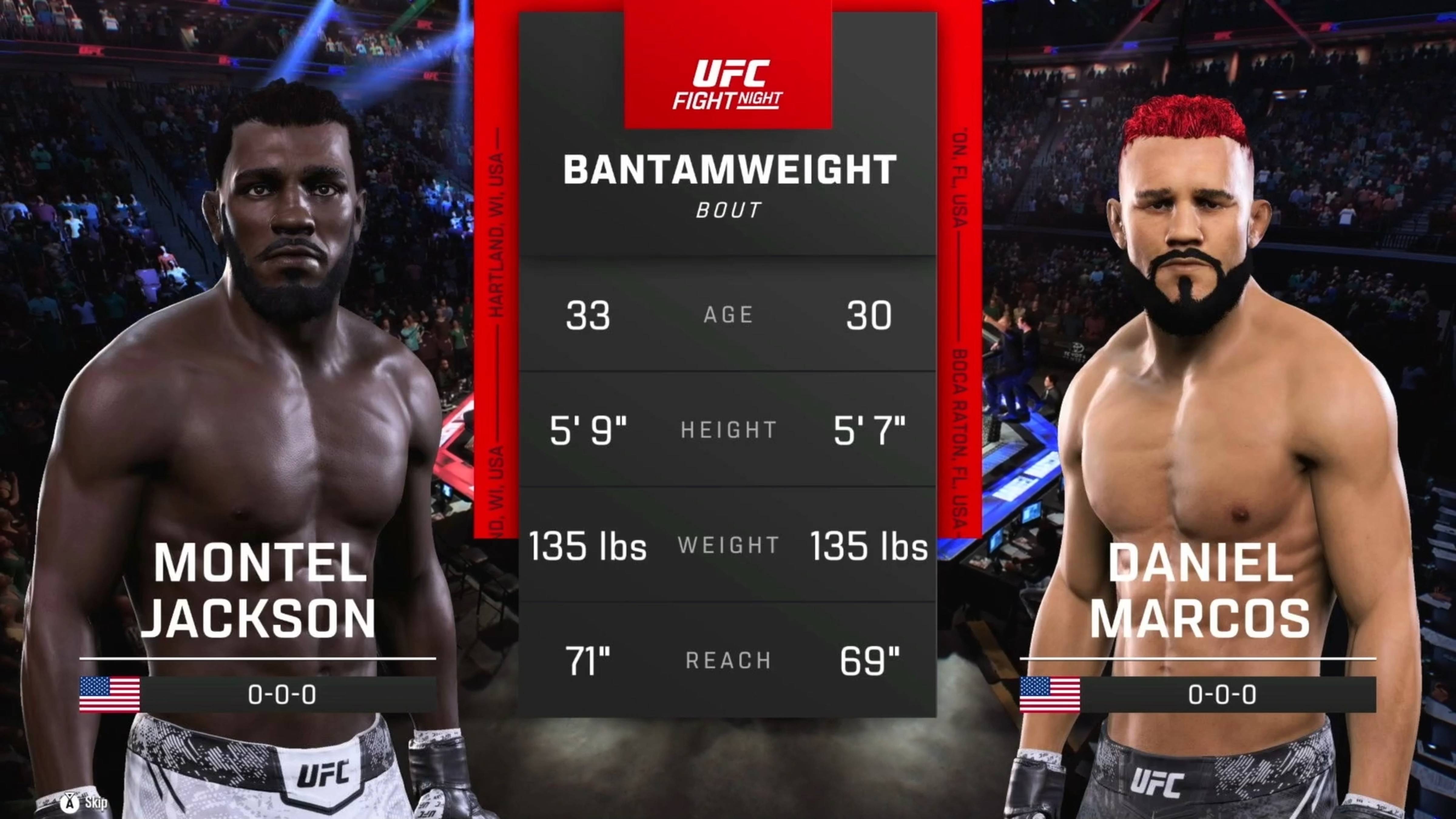 Монтел Джексон VS Даниэль Маркос смотреть онлайн