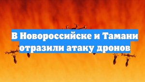 В Новороссийске и Тамани отразили атаку дронов