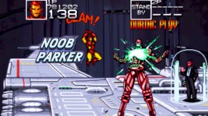 Captain America and The Avengers - Iron Man 1991 4K ретро аркада