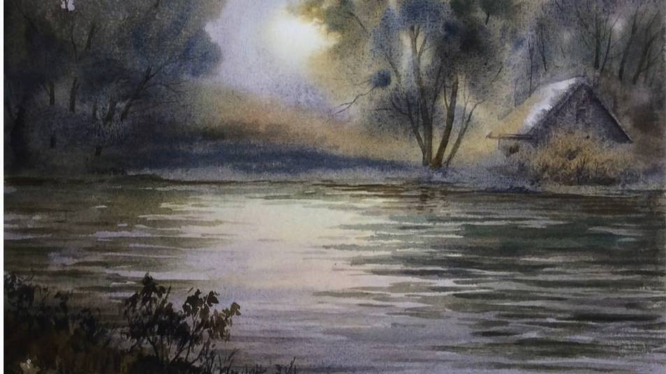 Простые шаги к идеальному пейзажу: волшебная техника акварели от новичка до мастера!» смотреть онлайн