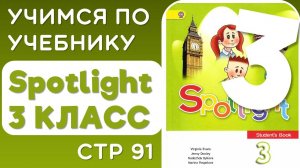 Английский 3 класс. Учебник Spotlight (Спотлайт), страница 91