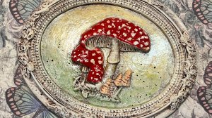 Мастер-класс  Лепной декор 🐌 Подвес "Мухомор" 🍄